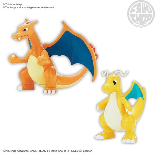 MODEL KIT – POKEMON – CHARIZARD & DRAGONITE – DAM