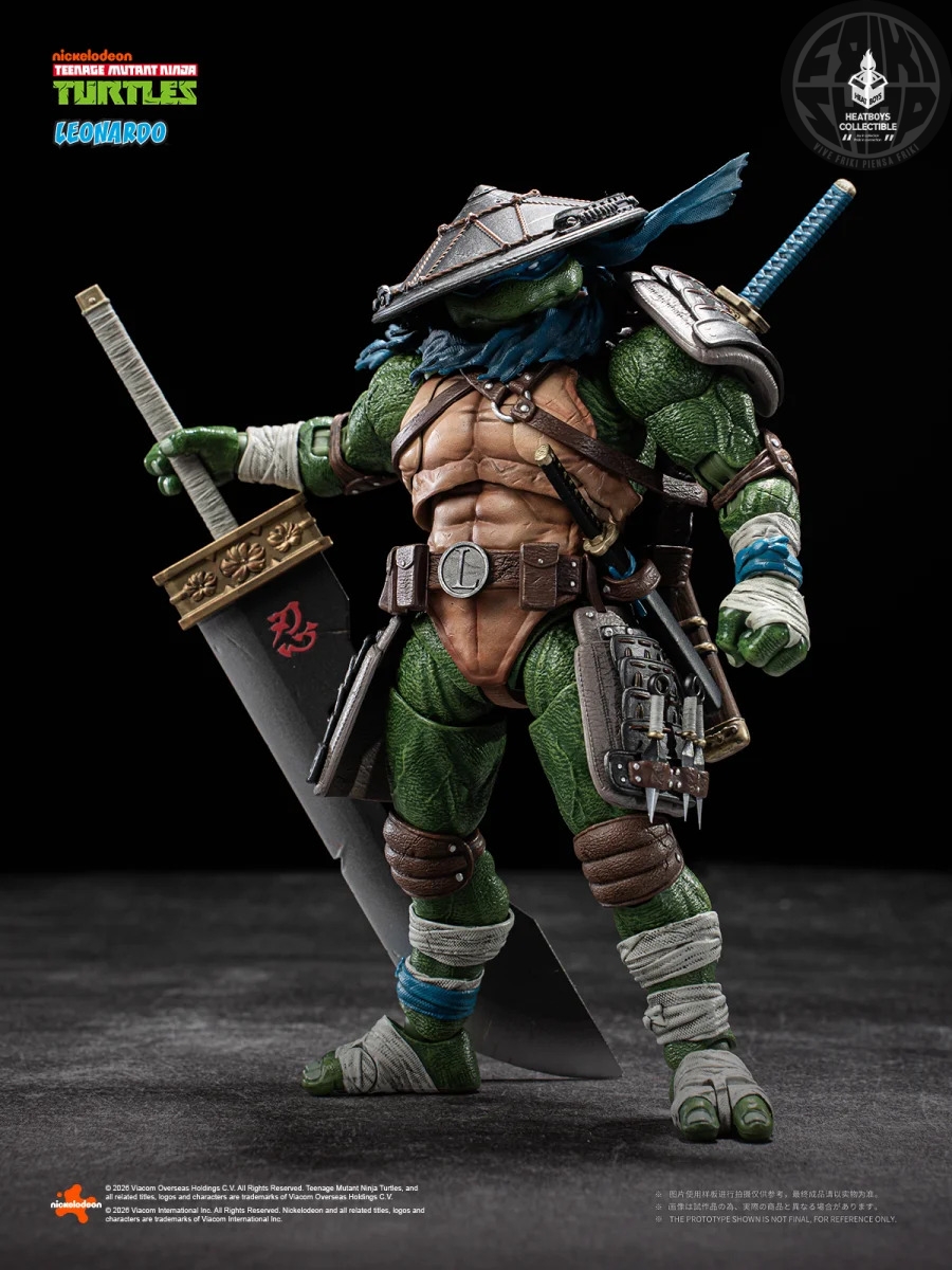 HEATBOYS  – TMNT – LEONARDO DELUXE EDITION (INCLUYE BONUS) (HB0103)
